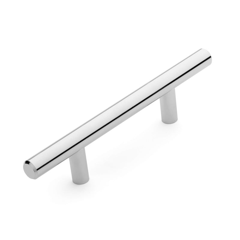 Dynasty Hardware P-1001-26 European Bar Style Cabinet Pull 5-3/4" Polished Chrome (25 Pack) - Image 1